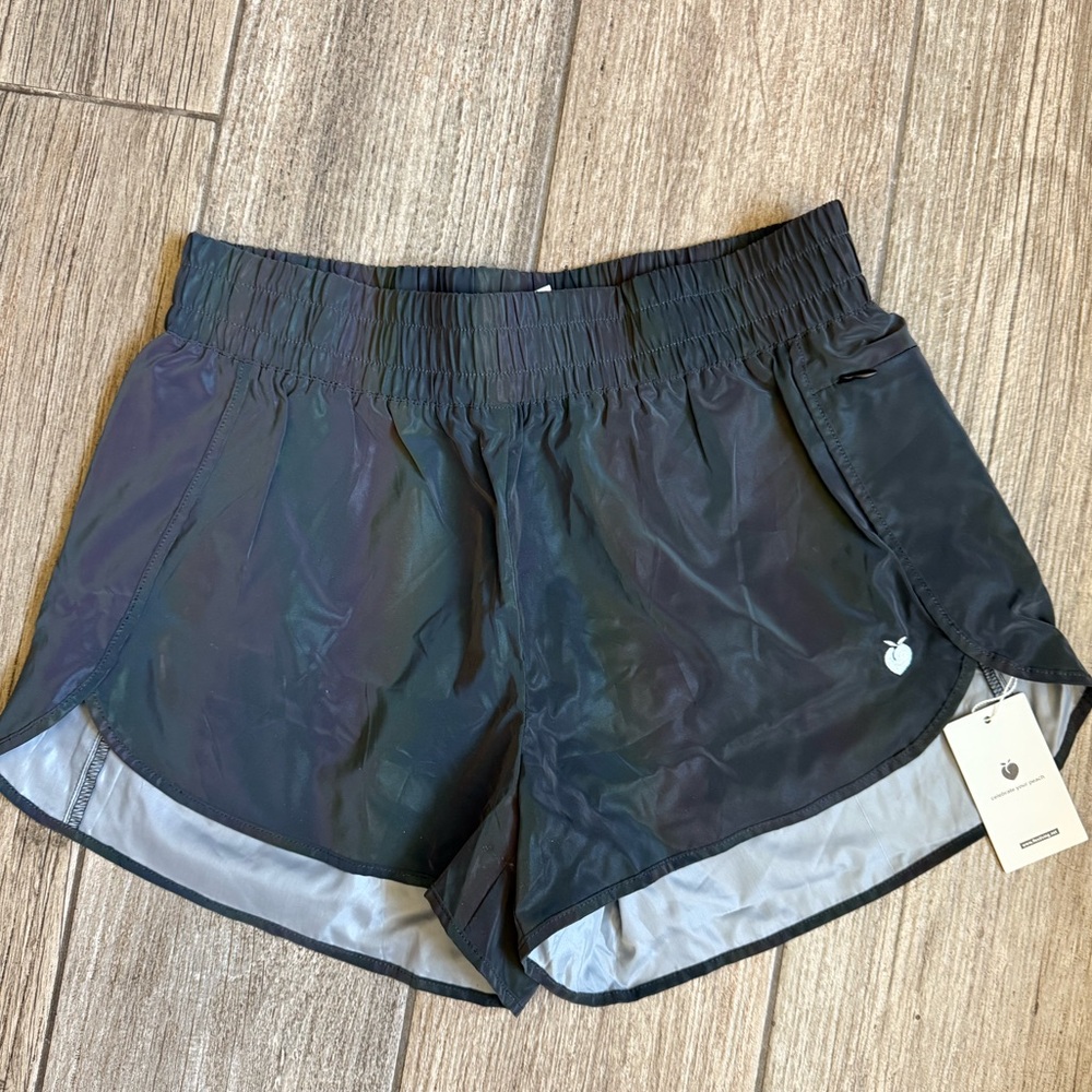 NEW flexliving Women's reflective Athletic Shorts